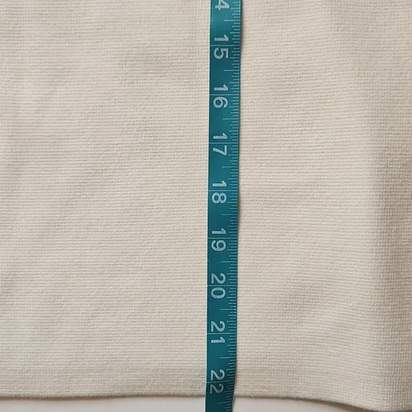 Banana Republic Lenzing Ecovera Splash Sweater XL White Black Quarter Zip Ski - Picture 8 of 9